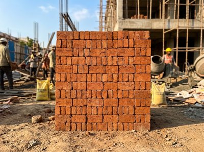 Red Clay Construction Bricks Red Clay Wire-cut Bricks